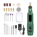 Mini Electrical Engraving Pen Cutting And Polishing Electrical Grinder Tool Set, US Plug(Green)