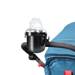 J4037 Baby Stroller Drop Resistant Bottle Holder(Black )