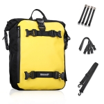 Rhinowalk Multi-Function Motorcycle Rear Seat Bag Combination Rear Shelf Pannier, Colour: Yellow 10L