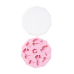 2 PCS Tool Shape Silicone Ice Tray With Lid Complementary Food Cake Box(Pink)