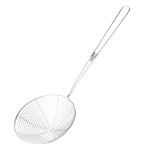 Stainless Steel Colander Noodle Spoon Oil Filter Spoon, Specification: Silver