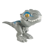 4 PCS Children Fun Doll Bite Finger Dinosaur Small Toys Simulation Tyrannosaurus Toys, Colour: Gray-OPP Bag