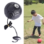 Children Training Football with Non-detachable Rope (No. 2 Black)