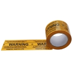 10 Rolls Warning Words Adhesive Paper Sealing Packing Tape