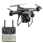 YLR/C S32T 25 Minute Long Battery Life High-Definition Aerial Photography Drone Gesture Remote Control Quadcopter, Colour: 300,000 Pixels (Black)