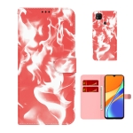 For Xiaomi Redmi 9C Cloud Fog Pattern Horizontal Flip Leather Case with Holder & Card Slot & Wallet(Red)