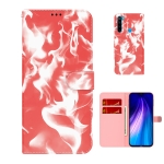 For Xiaomi Redmi Note 8 Cloud Fog Pattern Horizontal Flip Leather Case with Holder & Card Slot & Wallet(Red)
