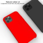 Ultra-thin Liquid Silicone Protective Case For iPhone 11 Pro Max(Red)
