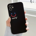Side Happy Smiling Face Printed Pattern TPU Protective Case For iPhone 11 Pro