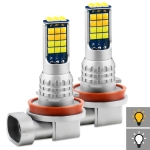 2 PCS V6 H11 DC9-36V 30W 3000LM IP65 Car LED Double Color Fog Light with 30LEDs SMD-2525 Lamp