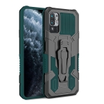 For Xiaomi Redmi Note 10 5G Armor Warrior Shockproof PC + TPU Protective Case(Green)