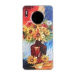 For Huawei Mate 30 Oil Painting Pattern TPU Shockproof Case(Vase)
