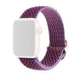 Wave Texture Nylon Replacement Watchbands For Apple Watch Series 6 & SE & 5 & 4 44mm / 3 & 2 & 1 42mm(Lilac)