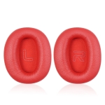 1 Pair Protein Skin Leather Headest Sponge Earmuffs For Edifier W820BT / W808BT / K815 / K815PG1 / H840 / K800 / K830(Red)
