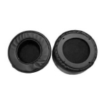 2 PCS For ZIDLI ZH17 Thickened Sponge Headset Cover(Black)