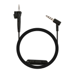 2 PCS 3.5mm to 2.5 mm Replacement Audio Cable with Mic For Bose AE2 / AE2i Length: 1.5m