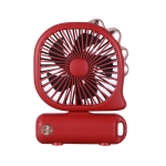 Portable Mini USB Charging Fan Air Cooler(Desktop Dinosaur – Red)