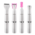 SONAX PRO SN-8933 4 In 1 Electric Women Shaver Multi-Function USB Charge Scraping Knife Hair Removal Device(White)