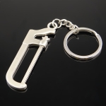 10 PCS Tool Metal Keychain Car Key Ring Pendant, Colour: H-402 Hand Saw