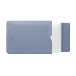 BUBM PGDNB-13 Vertical Square Type Solid Color PU Leather Waterproof Laptop Handbag Liner Bag, Size: 13 inch(Sky Blue)