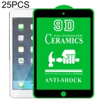 25 PCS 9D Full Screen Full Glue Ceramic Film For iPad mini 3 / 2 / 1