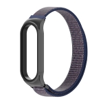 For Xiaomi Mi Band 6 / 5 / 4 / 3 CS Lightweight Breathable Nylon Replacement Watchband(Midnight Blue)