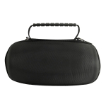 EVA Portable Bluetooth Speaker Storage Box with Shoulder Strap & Carabiner For JBL Charge 5 (Black)