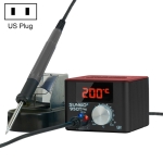 SUNKKO 950T Pro 75W Electric Soldering Iron Station Adjustable Temperature Anti Static, US Plug(Black)