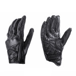 BSDDP A0102 Leather Full Finger Locomotive Gloves Racing Anti-Fall Breathable Touch Screen Gloves, Size: M(Breathable)