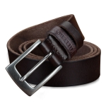 COWATHER XF018 Men Casual Business Pin Buckle Cowhide Belt,Length: 130cm(Coffee Color)