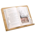 NG3002 Bamboo Wood Reading Frame Copy Frame Wooden Reading Frame,Version: 3W  2.0  23 x 34cm