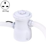 53011A Child Inflatable Bracket Swimming Pool Filtration Pump Pool Cleaner Circulation Pump, Specification UK Plug