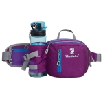 Tanluhu FK389 Outdoor Sports Waist Bag Multi-Purpose Running Water Bottle Bag Riding Carrying Case, Size: 2L(Purple)