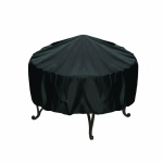 Outdoor Garden Grill Cover Rainproof Dustproof Anti-Ultraviolet Round Table Cover, Size: 148x60cm