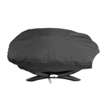 Outdoor Camping Garden Oven Cover Dustproof And Waterproof Cover For Weber 7100 / Q100 / Q1000, Size: 67.1x44x32cm(Black)