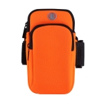 3 PCS Running Mobile Phone Arm Bag Men And Women Fitness Outdoor Hand Bag Wrist Bag  for Mobile Phones Within 6.5 inch( Orange)