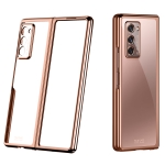 For Samsung Galaxy Z Fold2 5G Symphony Plating PC Shockproof Protective Case(Rose Gold)