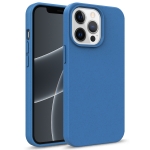 Starry Series Shockproof Straw Material + TPU Protective Case For iPhone 13(Blue)