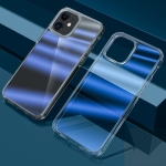 wlons Dazzle Colour TPU + PC Transparent Protective Case For iPhone 13 mini(Blue Light)