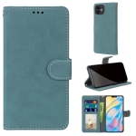 Retro Frosted Horizontal Flip PU Leather Case with Holder & Card Slots & Wallet & Photo Frame For iPhone 13 mini(Blue)