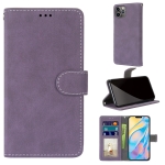 Retro Frosted Horizontal Flip PU Leather Case with Holder & Card Slots & Wallet & Photo Frame For iPhone 13 Pro(Purple)