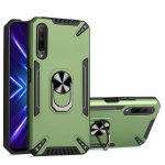 For Honor 9X / 9X Pro PC + TPU Protective Case with 360 Degrees Rotatable Ring Holder(Dark Green)