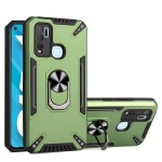 For vivo Y50 PC + TPU Protective Case with 360 Degrees Rotatable Ring Holder(Dark Green)