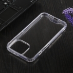 Four-corner Shockproof Transparent TPU + PC Protective Case For iPhone 13 Pro