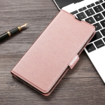 For OPPO Reno5 5G / Find X3 Lite Ultra-thin Voltage Side Buckle PU + TPU Horizontal Flip Leather Case with Holder & Card Slot(Rose Gold)