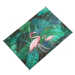 Outdoor Color Beach Mat Waterproof Picnic Mat, Size:1.4×1.5m(Flamingo)