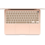 10 PCS Laptop Dust-Proof Waterproof Keyboard Film For MacBook Air 13.3 Inch A2337 2020 US Version (Gold)