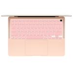 10 PCS Laptop Dust-Proof Waterproof Keyboard Film For MacBook Air 13.3 Inch A2337 2020 US Version (Rose Gold)