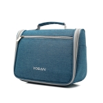 YOBAN Travel Outdoor Multifunctional Large-Capacity Washing Storage Bag Hanging Waterproof Cosmetic Bag(Seawater Blue)