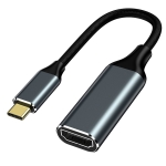 HW-TC01A USB 3.1 Type-C To HDMI Adapter Cable For Computer Phone Projectior(Black)